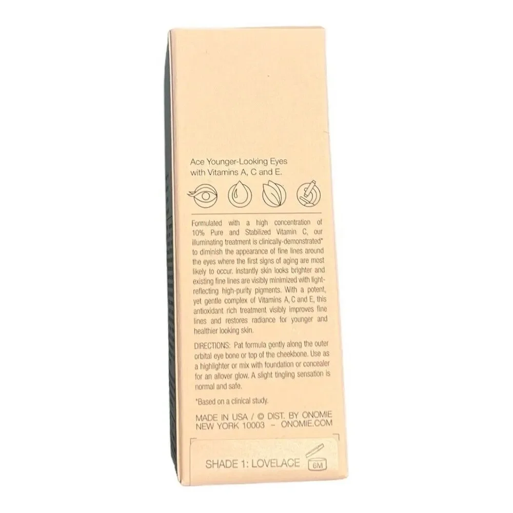 Revolve ONOMIE A.C.E Illuminating Eye Treatment Shade Lovelace MSRP $80 (2)